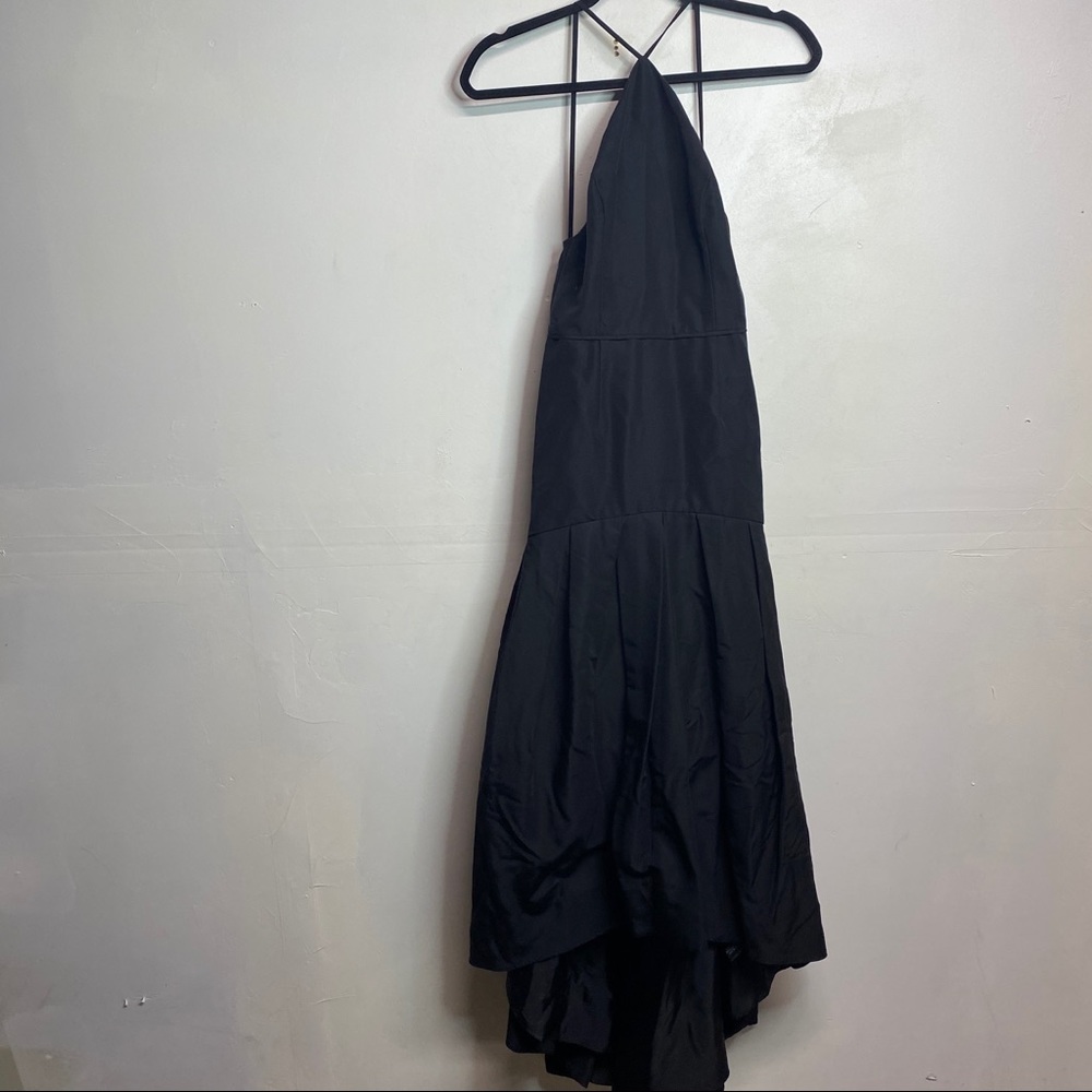 Jill Stuart Vega Dress black silk halter 0 - Picture 3 of 6